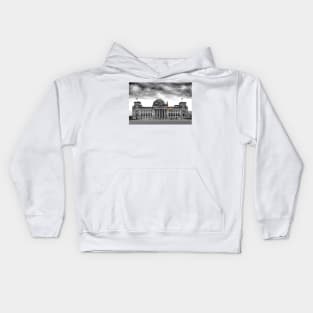 Reichstag Building Deutscher Bundestag Berlin Germany Kids Hoodie